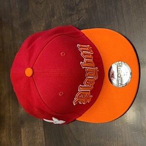 Playboy Cap Orange Rad HGC Fitted 7 1/4‎